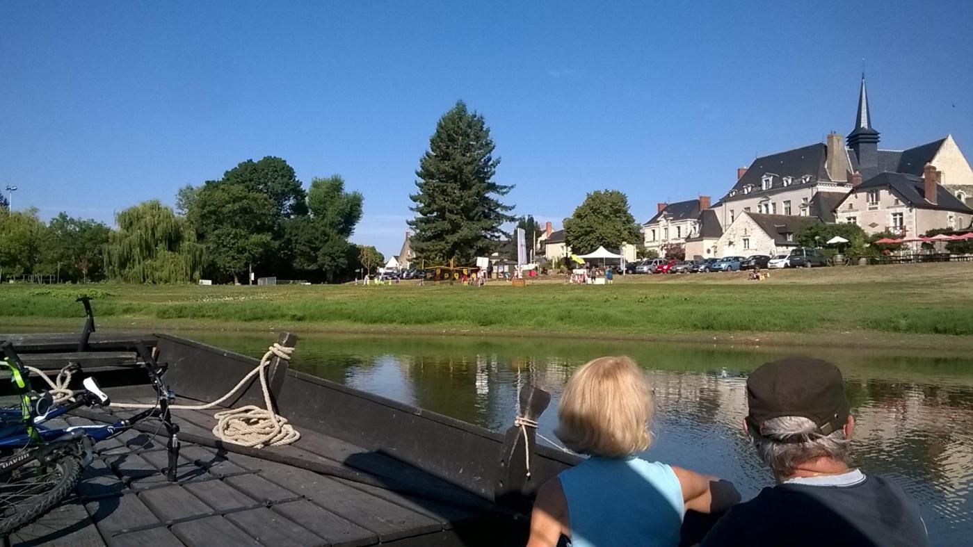 arrivée à Bouchemaine sur la Maine